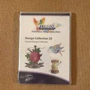 Floriani Embroidery Design Collection22 NWT SEALED CD/DVD